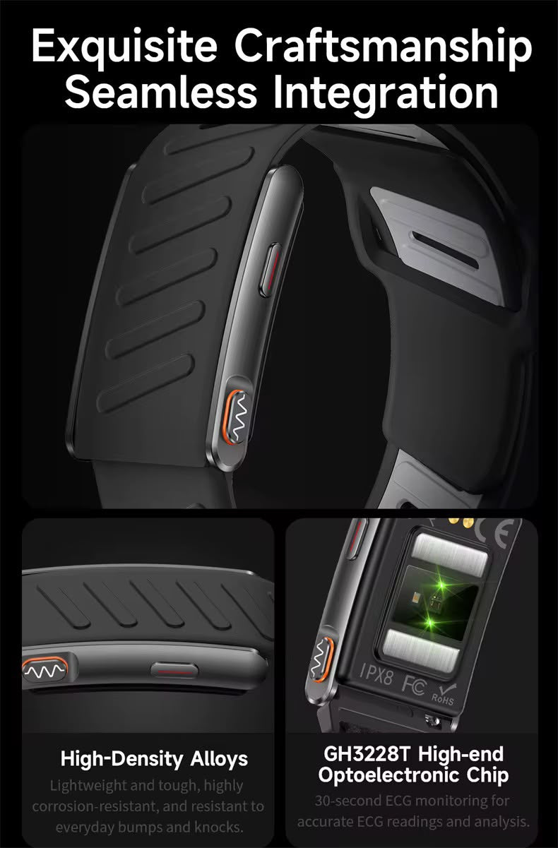 Smart ECG Health Monitoring Fitness Watch